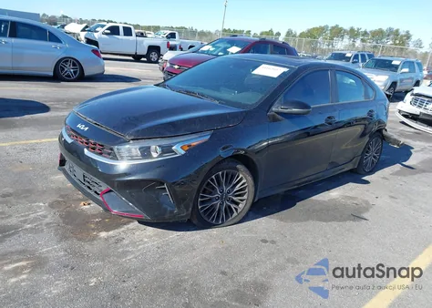 2022 Kia Forte Gt-Line из США, поврежденный, VIN 3KPF54AD9NE501407